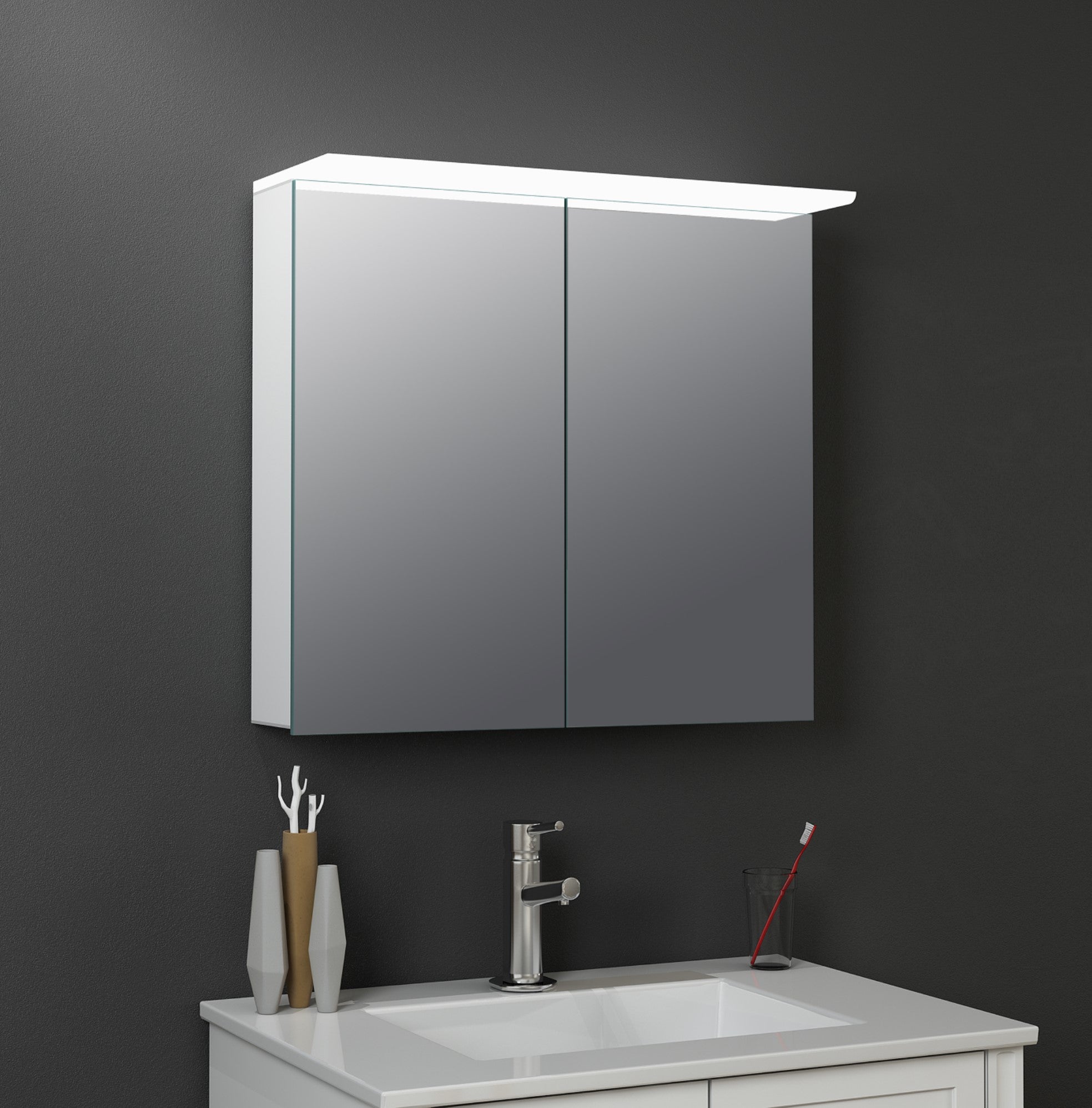 Claros 600 Bathroom Cabinet Mirror