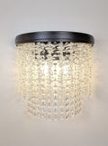 Coral 2lt Wall Light in Matt Black