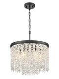 Coral 6lt Pendant in matt black