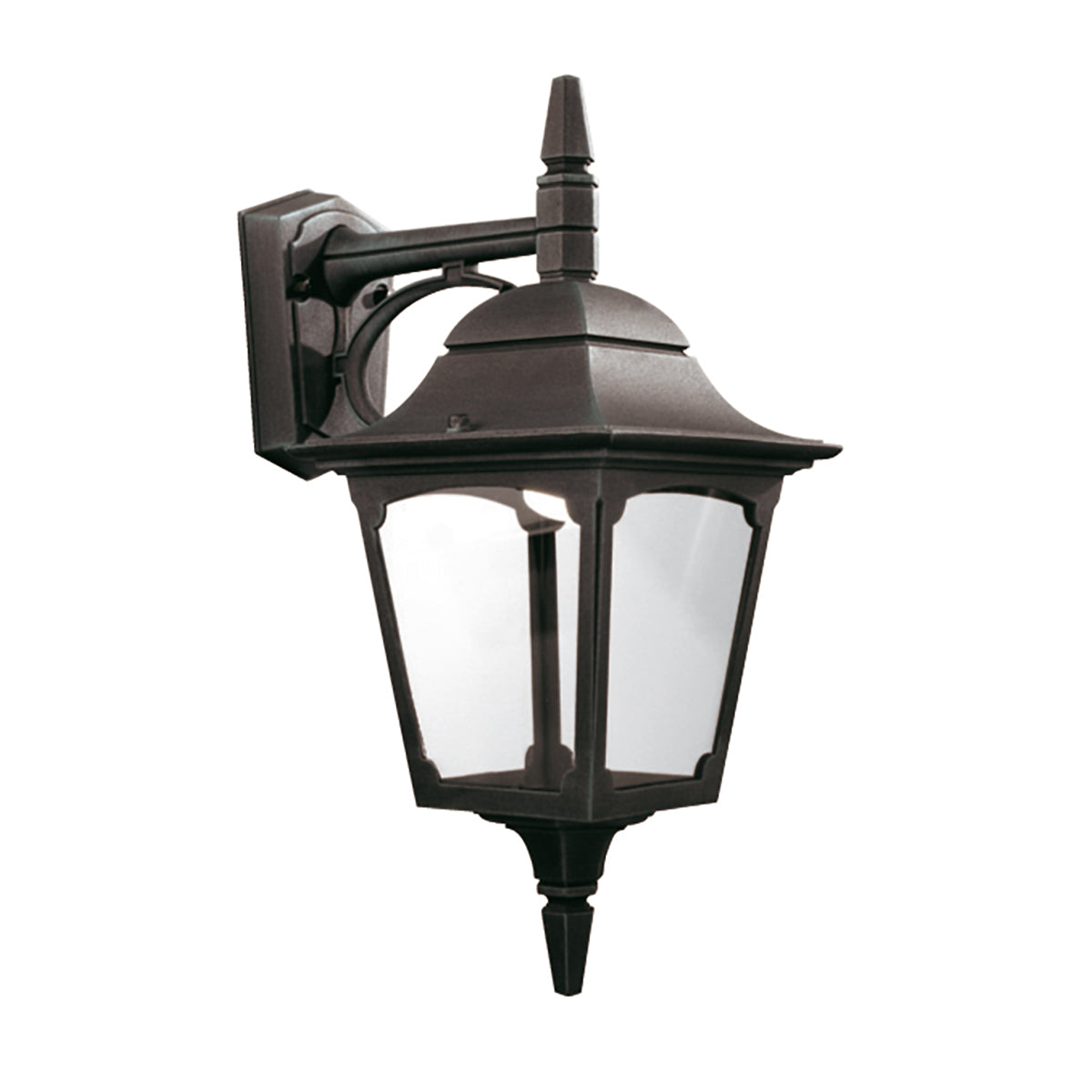 Chapel Black Downward Wall Lantern