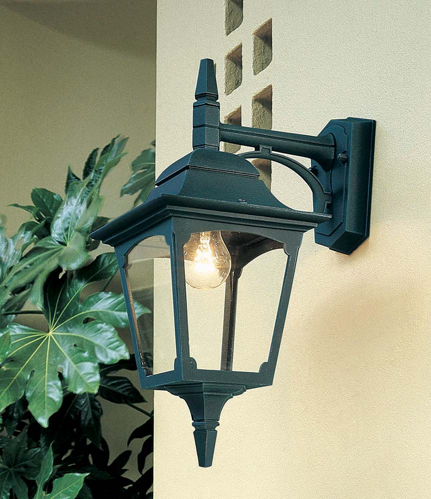 Chapel Black Downward Wall Lantern