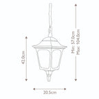 Chapel 1 Light Chain Lantern