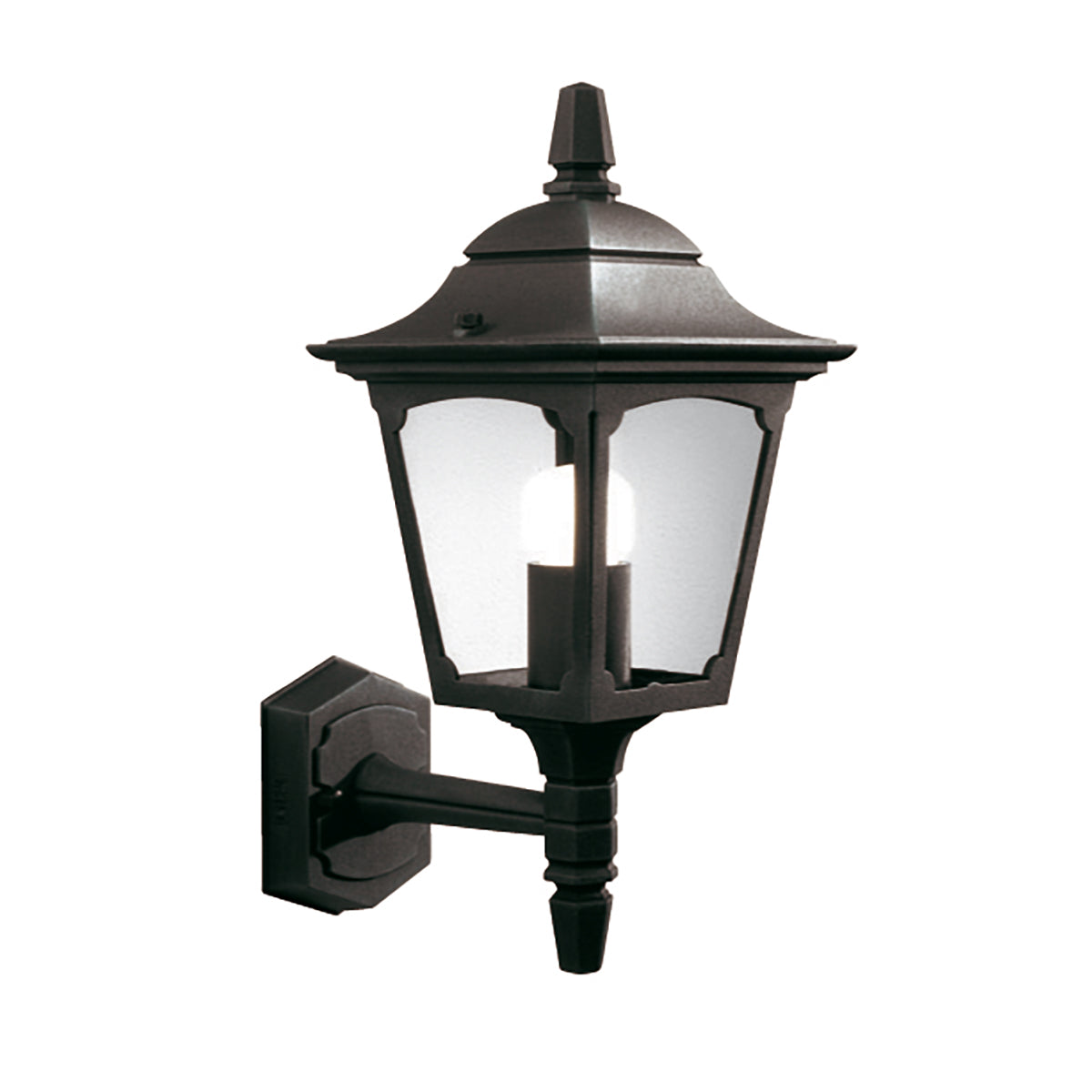 Chapel Black Mini Upward Wall Lantern