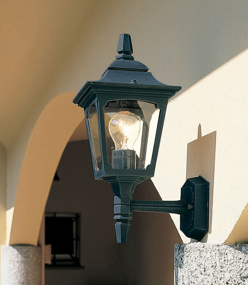 Chapel Black Mini Upward Wall Lantern
