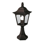 Chapel Black Mini Pedestal Lantern