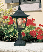 Chapel Black Mini Pedestal Lantern