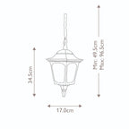 Chapel 1 Light Mini Chain Lantern