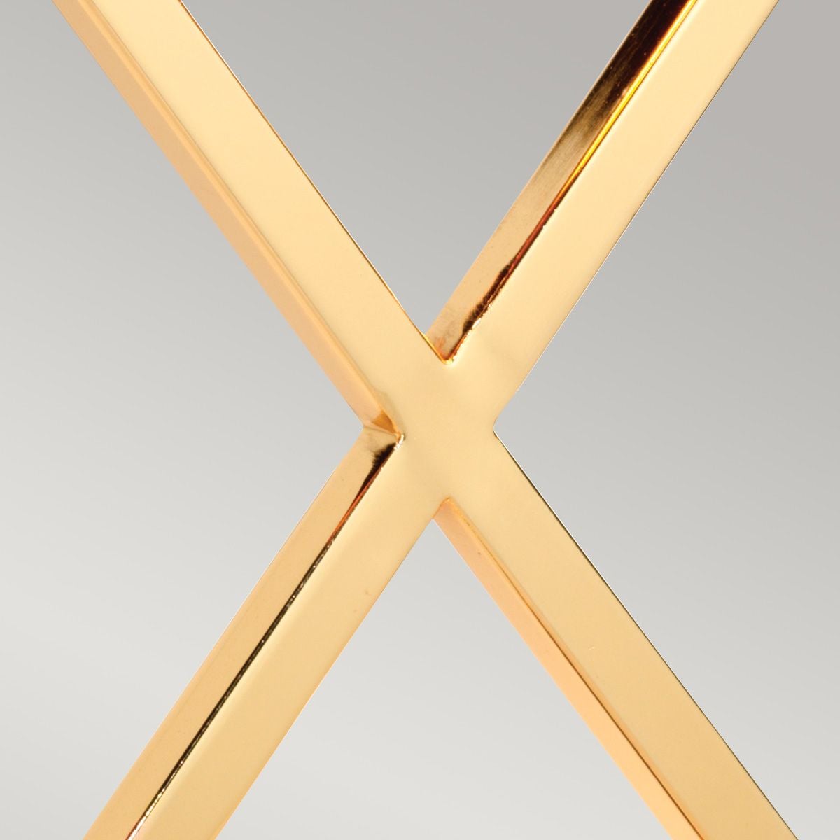 Cross Table Lamp - Ivory shade