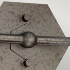 Crown Grey 2-Light Wall Light