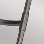 Crown Grey 2-Light Wall Light