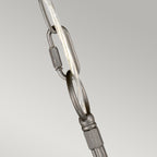Crown Grey 6-Light Chandelier