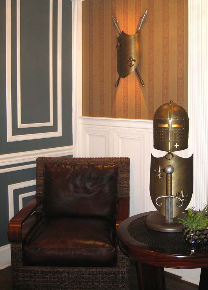 Crusader Burnished Bronze Wall Light