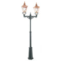Chelsea Twin Head Copper Lamp Post