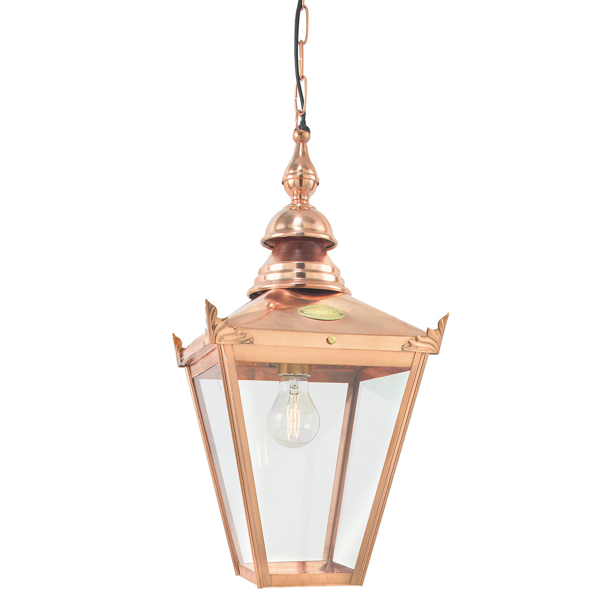 Chelsea 1-Light Copper Hanging Lantern