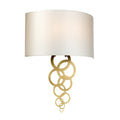 Curtis Large Aged Brass 2-Light Wall Sconce