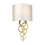 Curtis Medium Aged Brass Wall Sconce