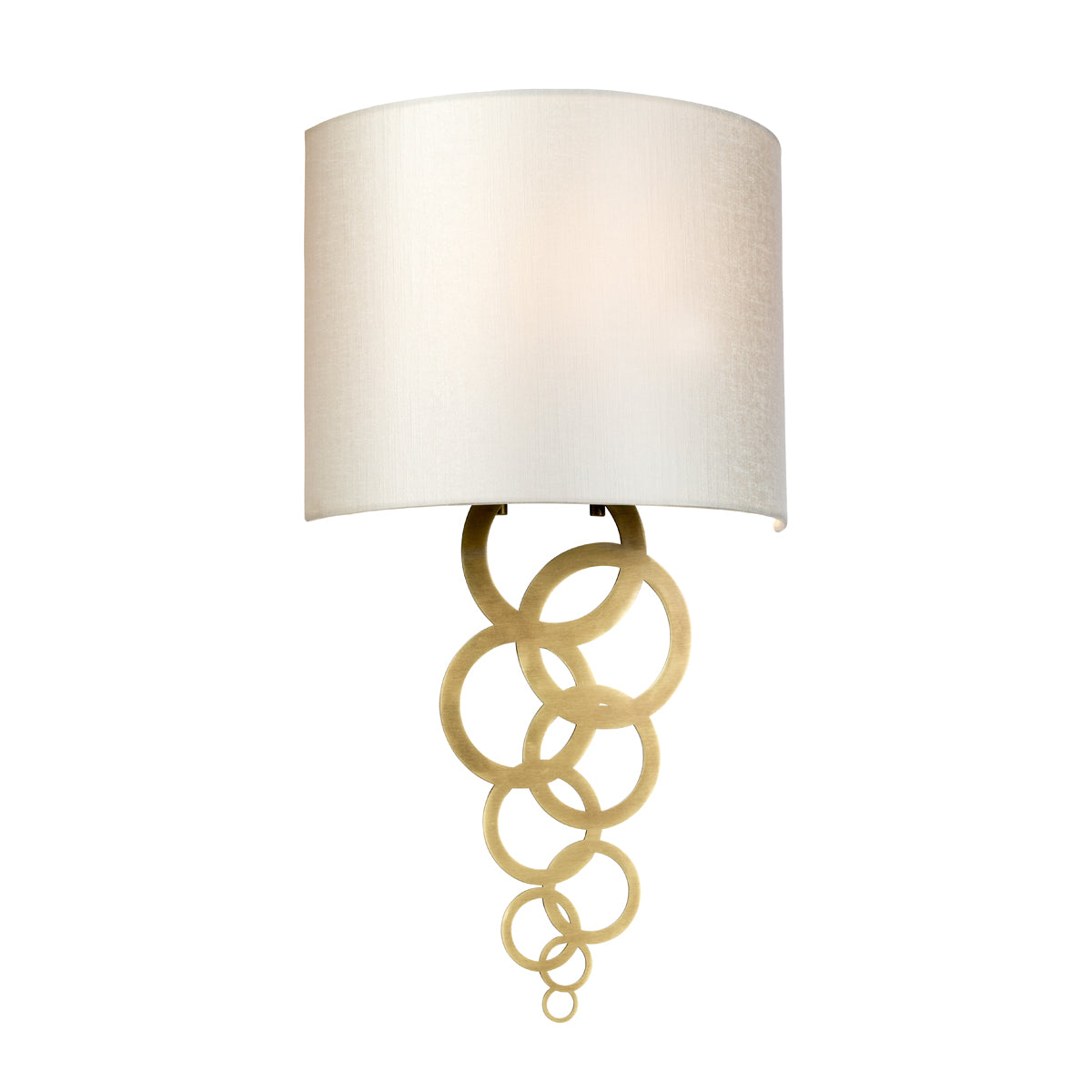 Curtis Medium Aged Brass Wall Sconce
