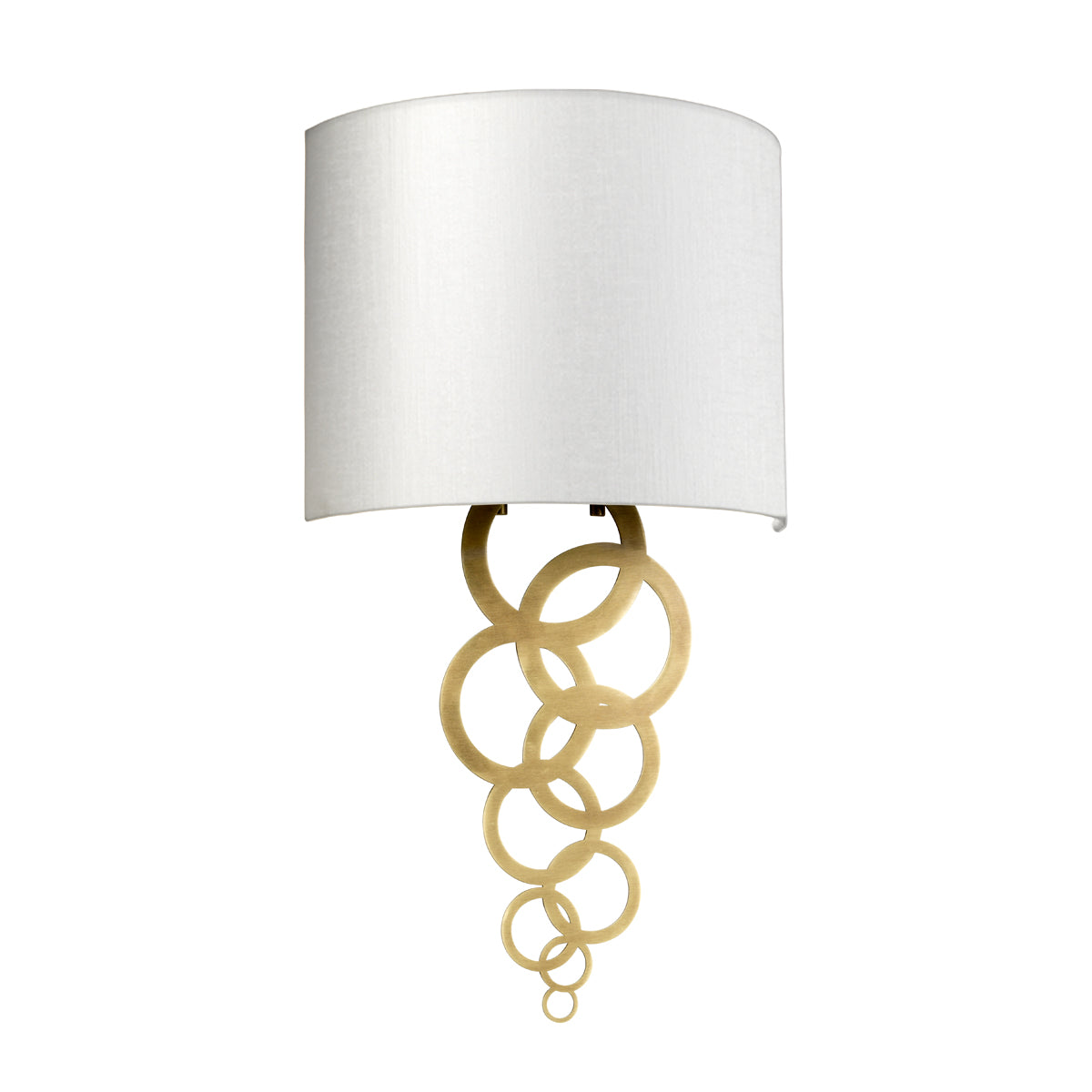 Curtis Medium Aged Brass Wall Sconce