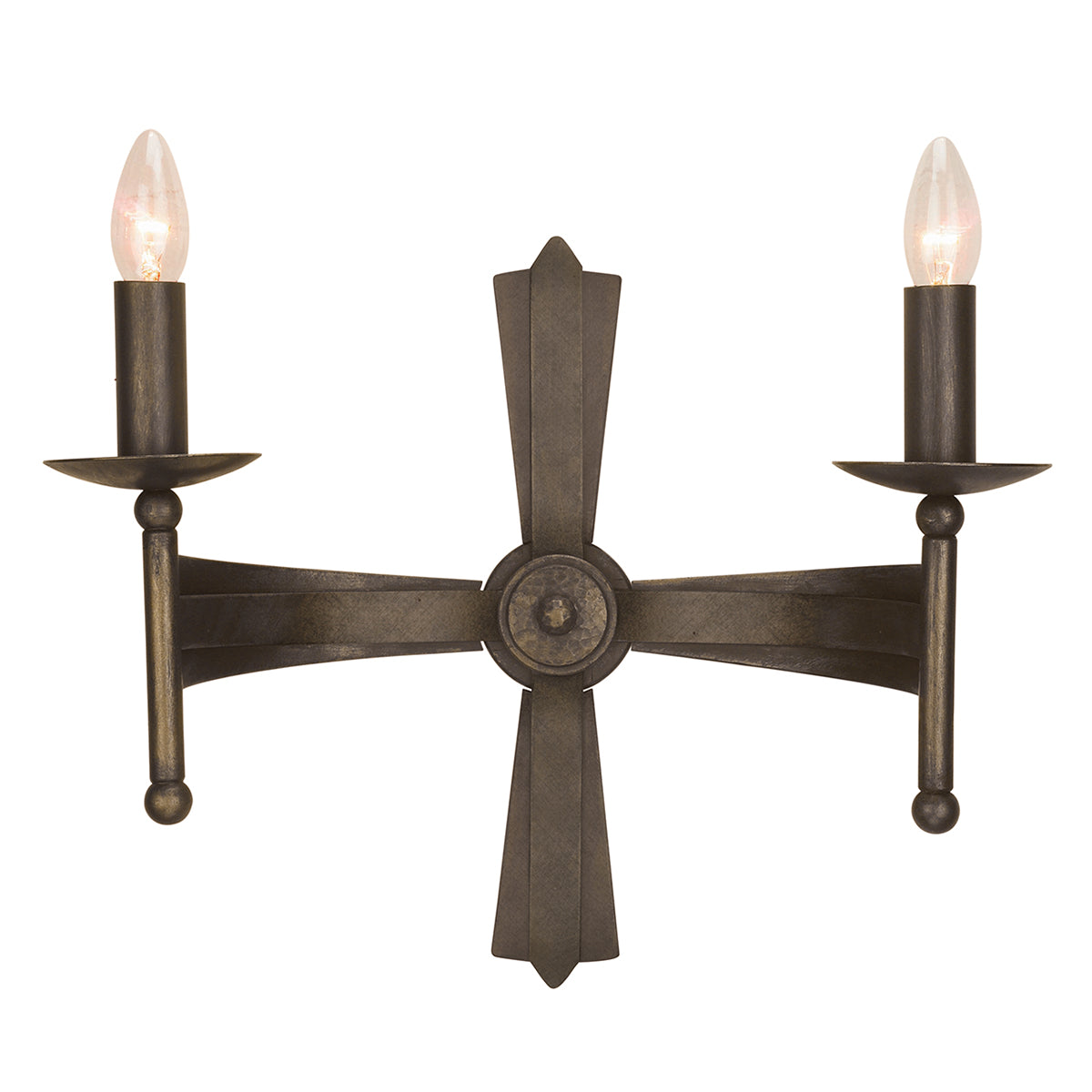 Cromwell 2-Light Old Bronze Wall Sconce