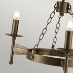 Cromwell 3-Light Old Bronze Chandelier
