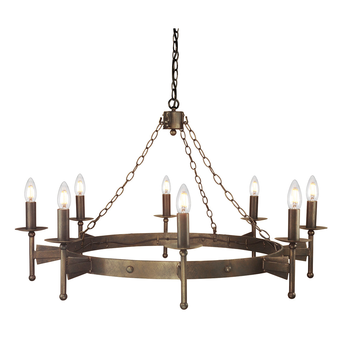 Cromwell 8-Light Old Bronze Chandelier
