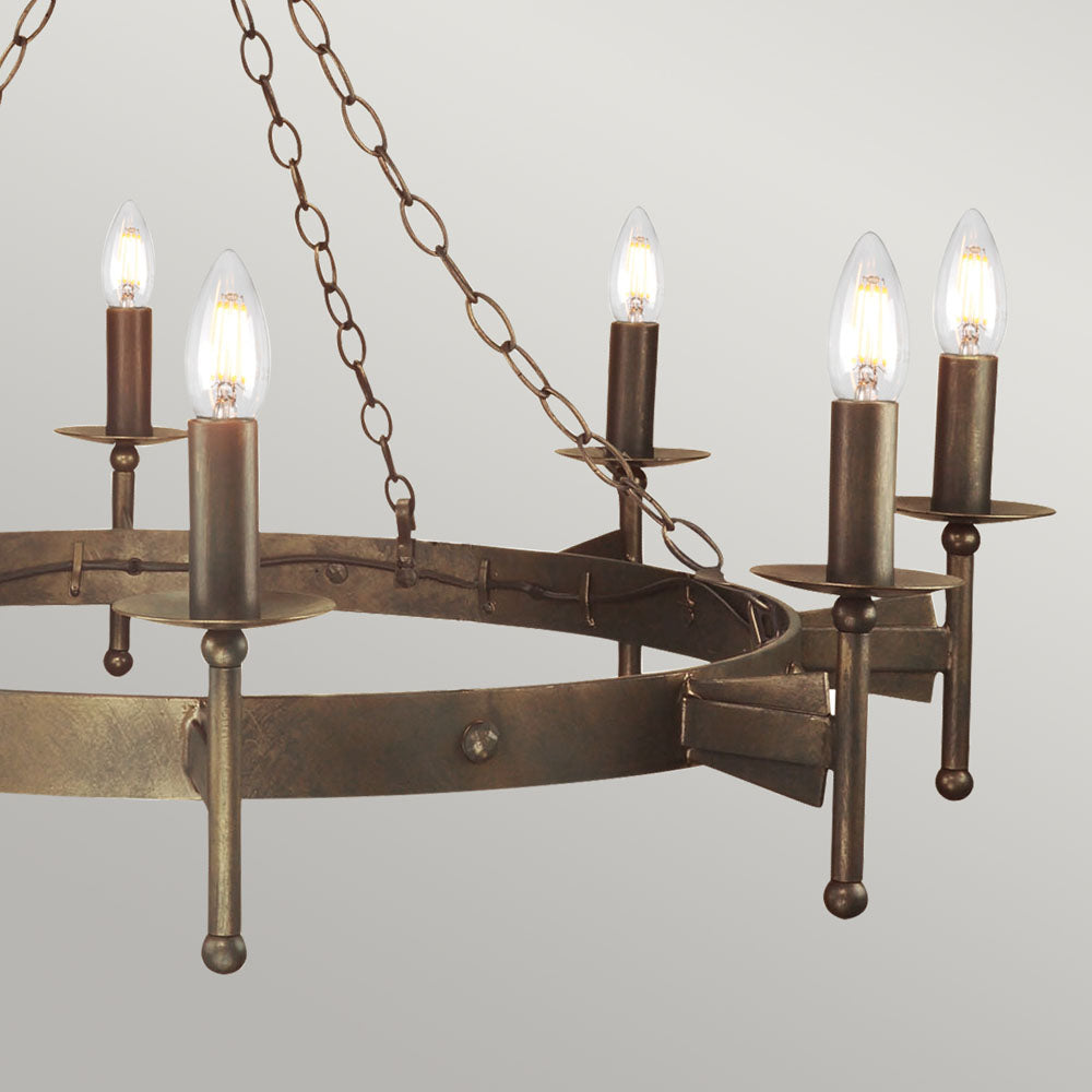 Cromwell 8-Light Old Bronze Chandelier