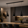 Maia 1 Black 3 Light Bar
