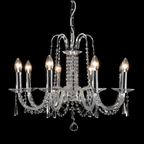 Liberec 8 Chandelier - Clear