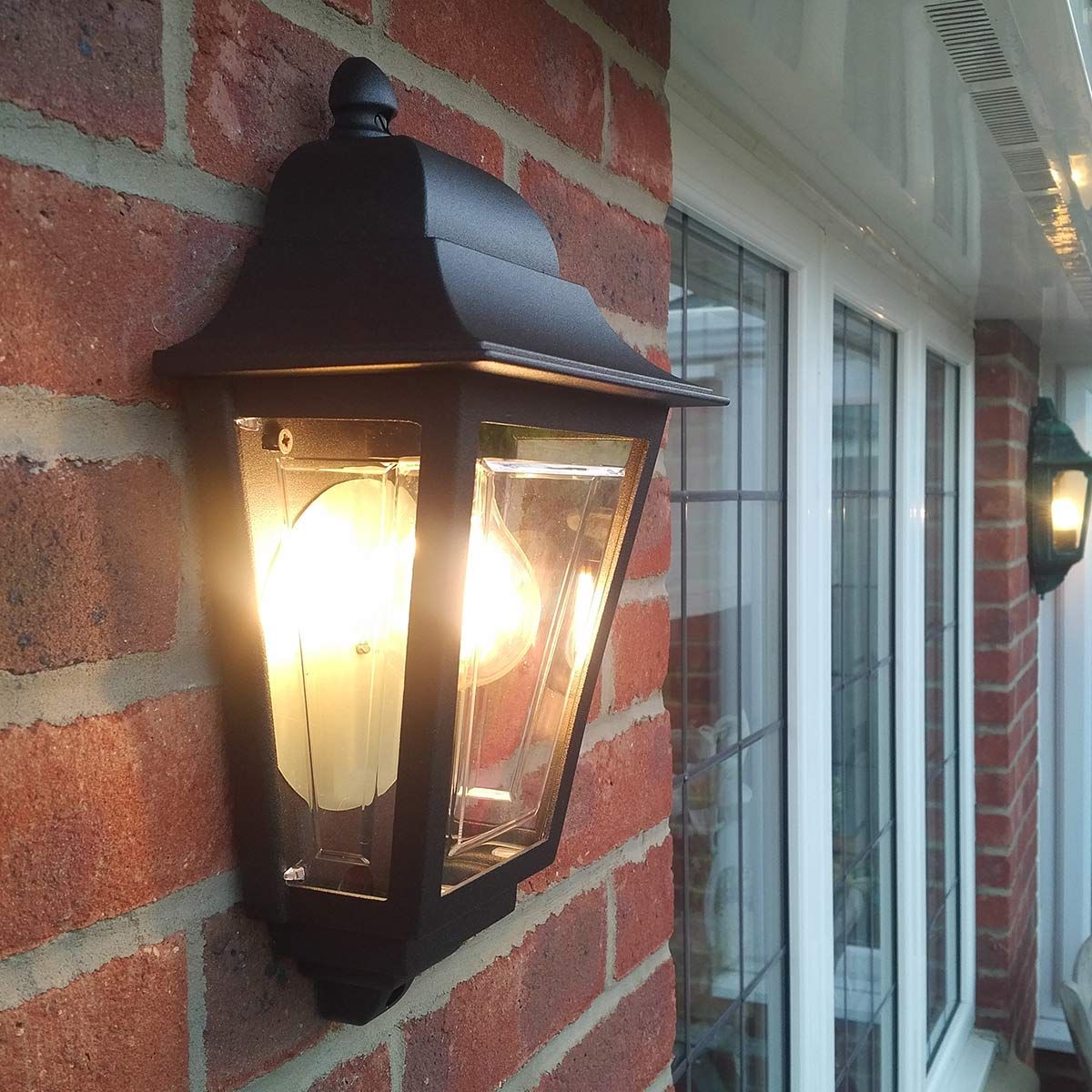 Deco Lane 1lt Half Wall Lantern