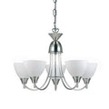 Dewberry 5 Light - Satin Nickel