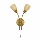 Furama 2 Light Wall Light - Antique