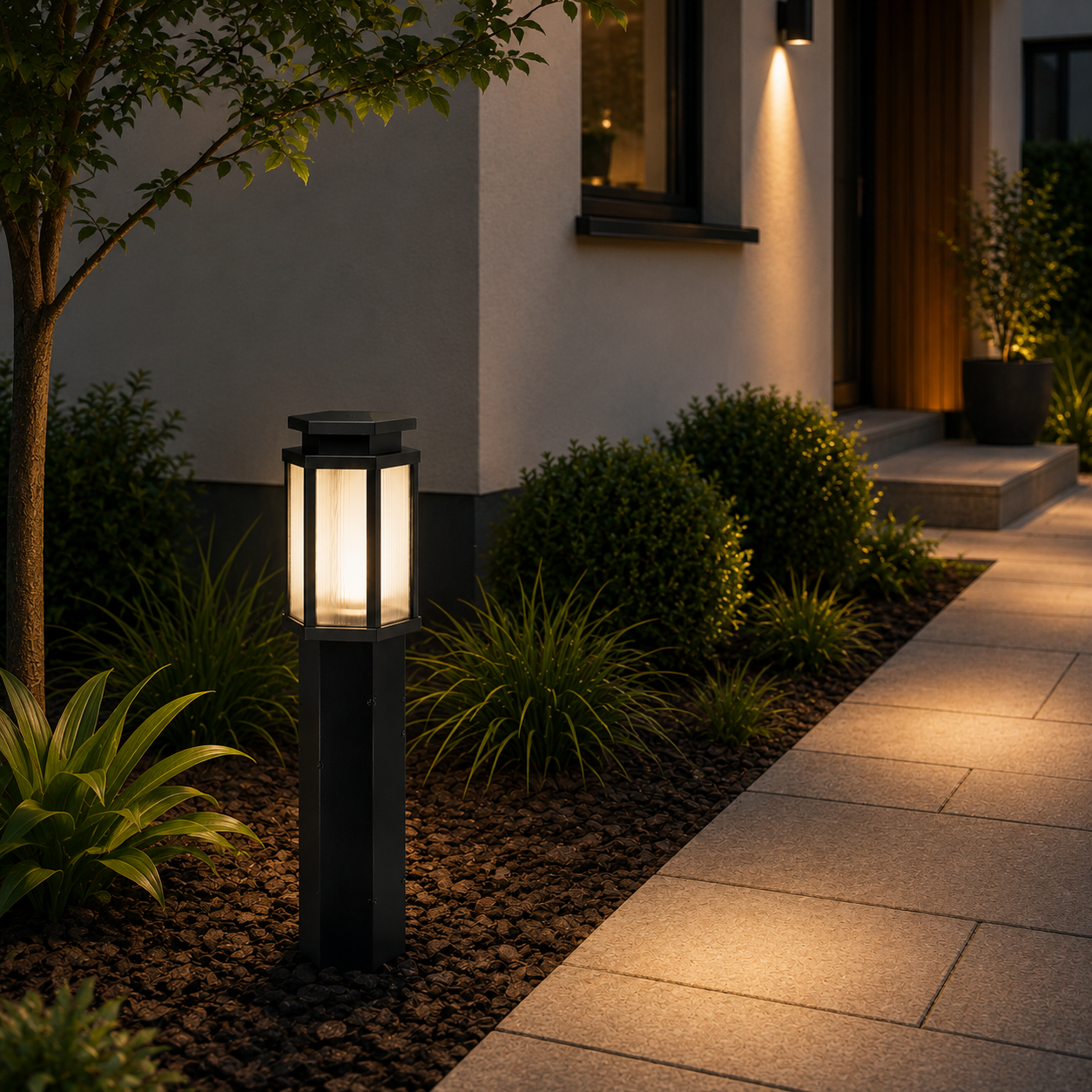 Breton Outdoor Bollard Light