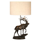 Angus 1-Light Stag Table Lamp (Bronze Patina)