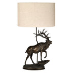 Angus 1-Light Stag Table Lamp (Bronze Patina)