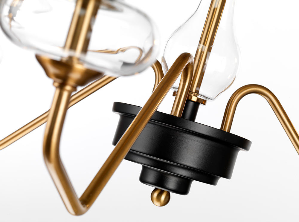 David Law Armand 3-Light Pendant (Aged Brass)