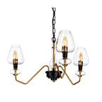 David Law Armand 3-Light Pendant (Aged Brass)