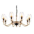 Armand 8-Light Chandelier (Aged Brass)