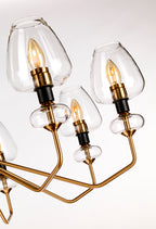 Armand 8-Light Chandelier (Aged Brass)