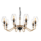 Armand 8-Light Chandelier (Aged Brass)