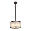 Corona 2-Light Museum Bronze Pendant Light