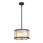 Corona 2-Light Museum Bronze Pendant Light