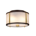 Corona 2-Light Museum Bronze Pendant Light