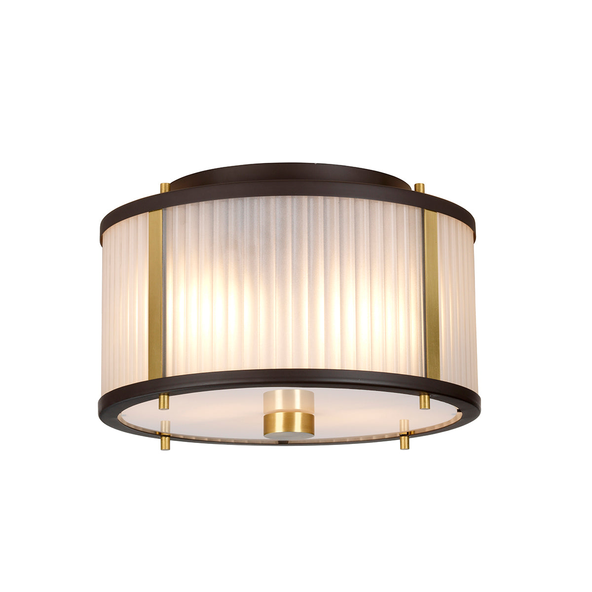 Corona 2-Light Museum Bronze Pendant Light