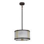 Corona 2-Light Museum Bronze Pendant Light