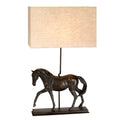 Dorado 1-Light Horse Table Lamp (Bronze Patina)