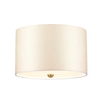 Fletcher 14" Flush Mount Light (Aged Brass Finial)