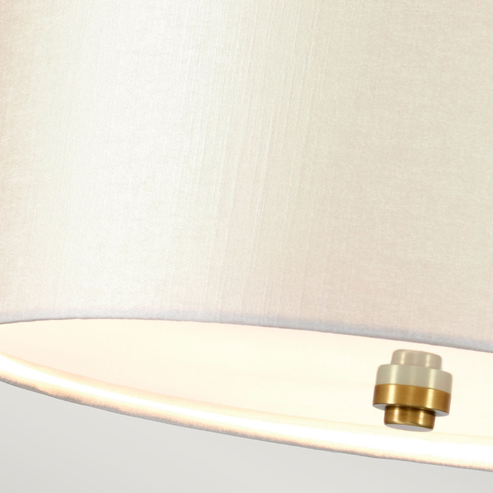 Fletcher 14" Flush Mount Light (Aged Brass Finial)