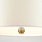 Fletcher 26" Flush Mount Light (Aged Brass Finial)