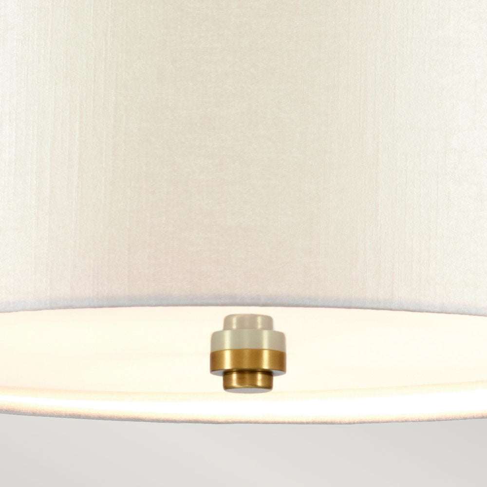 Fletcher 26" Flush Mount Light (Aged Brass Finial)