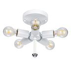 Fletcher 26" Flush Mount Light (Polished Chrome Finial)